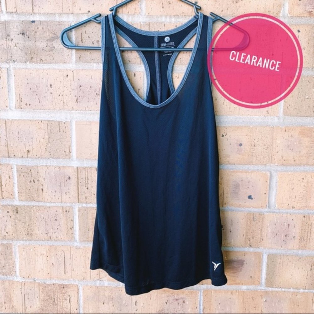 Old Navy Active Semi-Fitted Racerback Tank Top